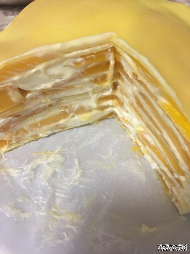 清爽的芒果千層蛋糕，吃了還想吃，再也不用買，一個(gè)平底鍋搞定。