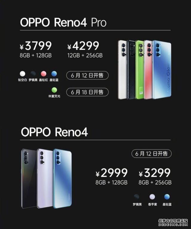 快速看完OPPO Reno4系列發(fā)布！2999元起售，定價(jià)相當(dāng)收斂